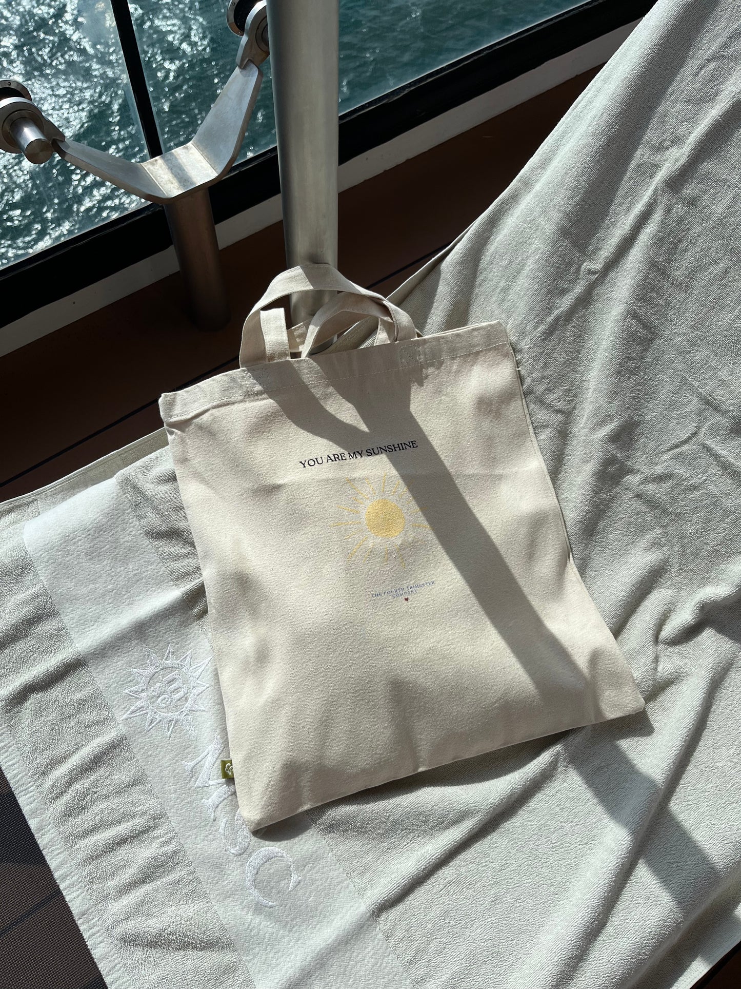 YOU ARE MY SUNSHINE- Cotton tote bag