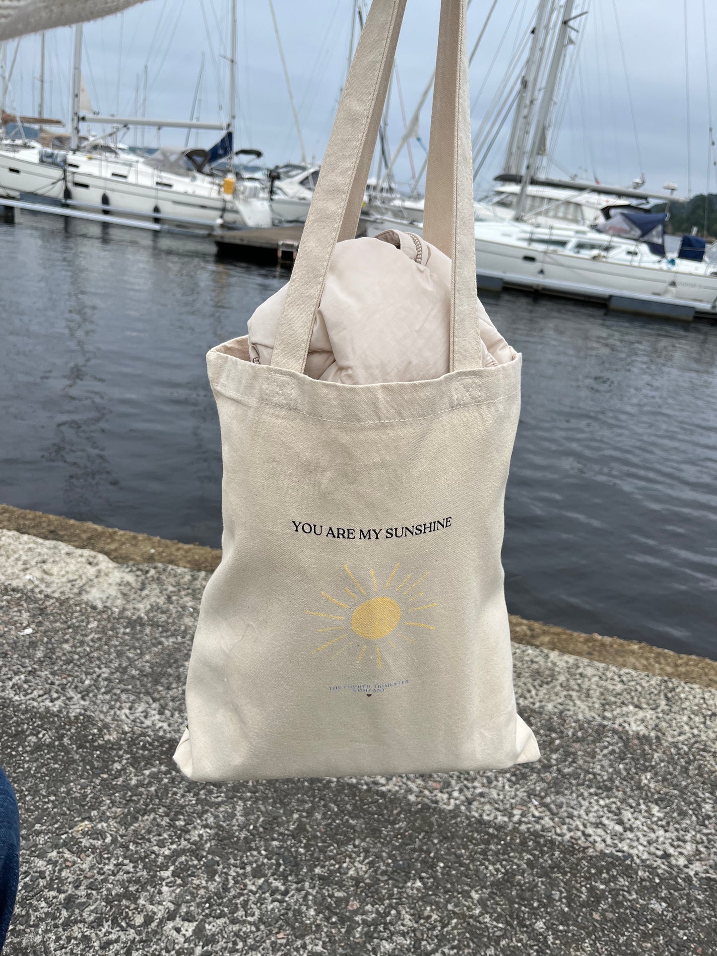 YOU ARE MY SUNSHINE- Cotton tote bag