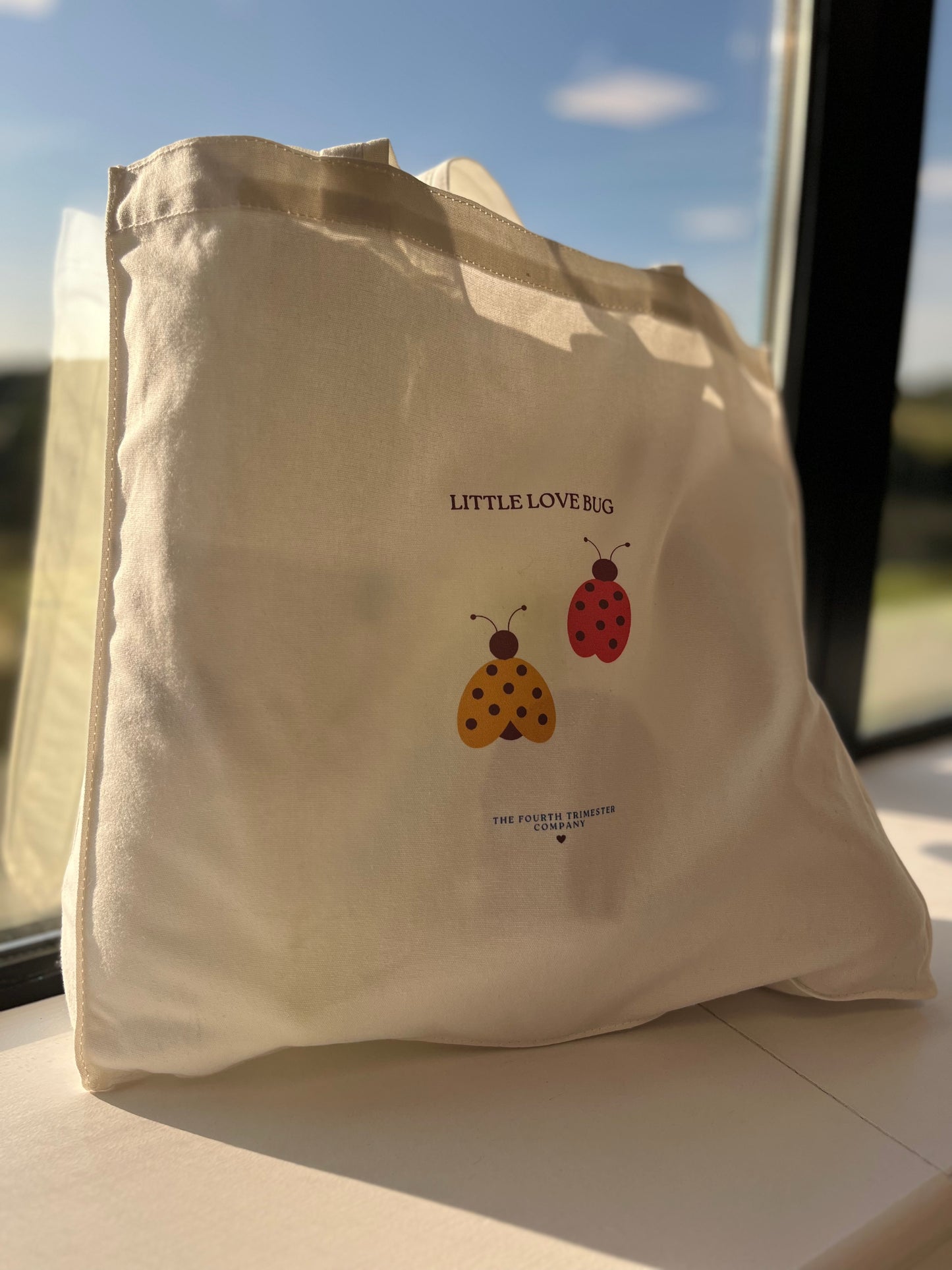 LITTLE LOVE BUG- Cotton tote bag